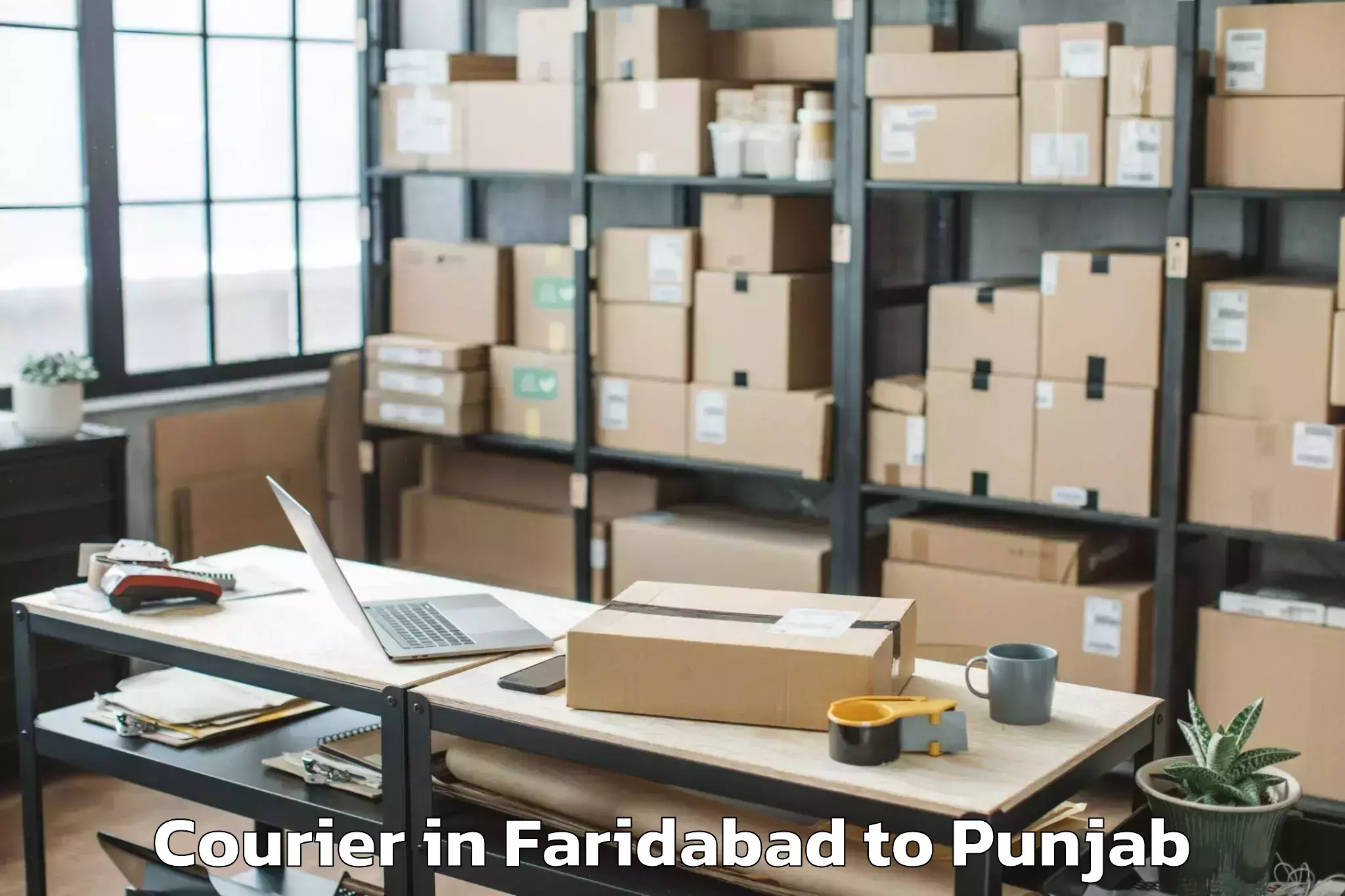 Top Faridabad to Lakhnaur Courier Available